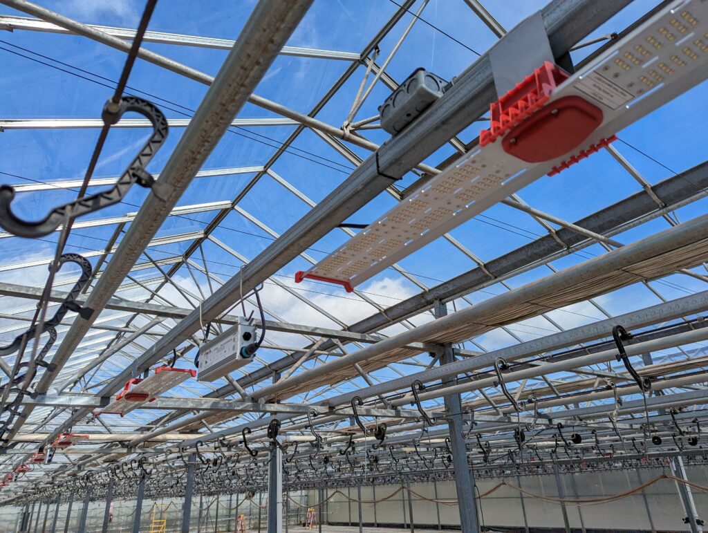 Prism ETS machine installed in indoor greenhouse