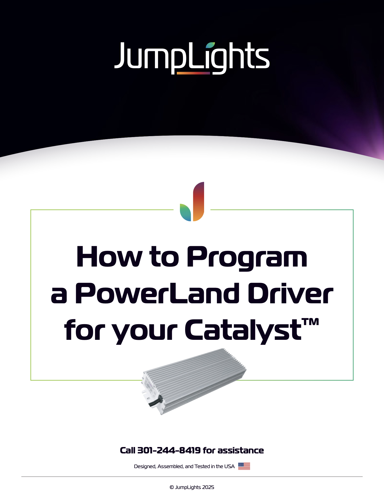 How to Program a PowerLand Driver for your Catalyst™ - JumpLights®